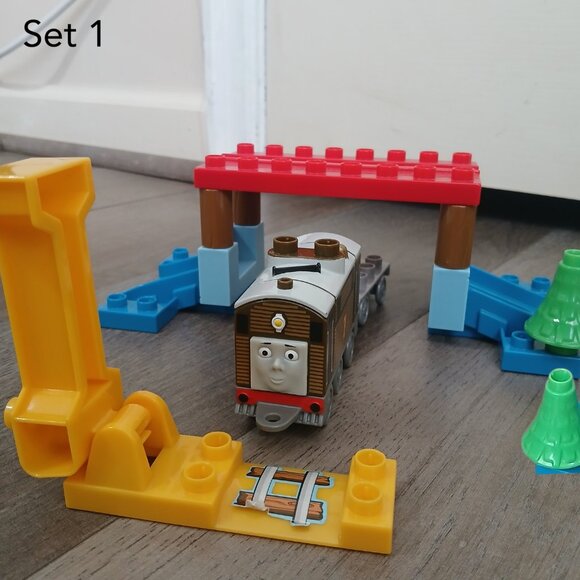 Mega Bloks Thomas & Friends #10513 Emily On The Go 20 pcs  Mega Bloks | Thomas & Friends | Toby Hard At Work 10512 & Emily On The Go 10513